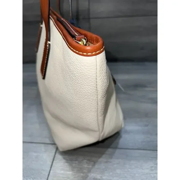 Dooney & Bourke Pebble Leather Small Tote Bone bag A625201 - Picture 5 of 6